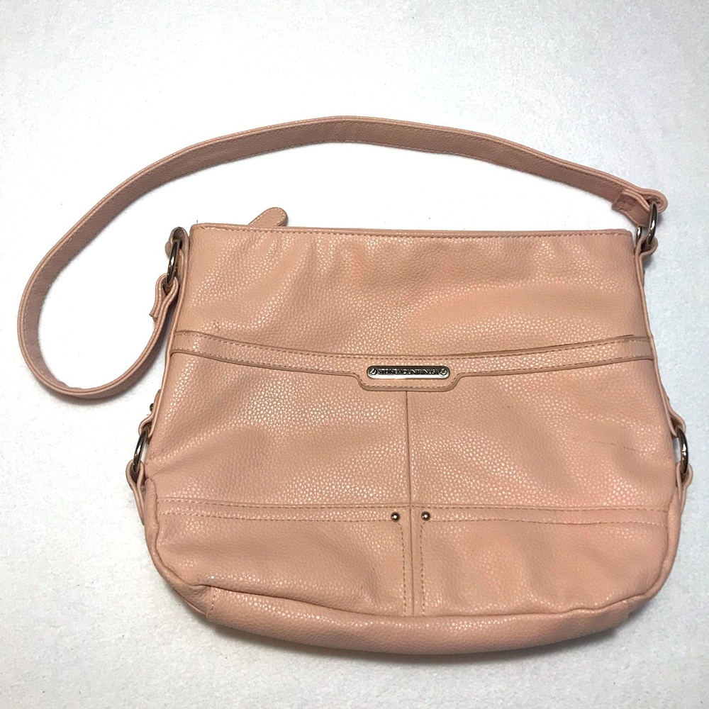 STONE MOUNTAIN - Pale Pink Leather Shoulder Bag